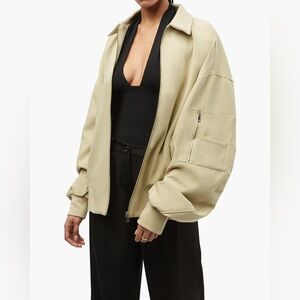 NWT WeWoreWhat Twill Bomber Jacket